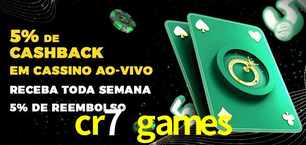 Promoções do cassino ao Vivo cr7 games